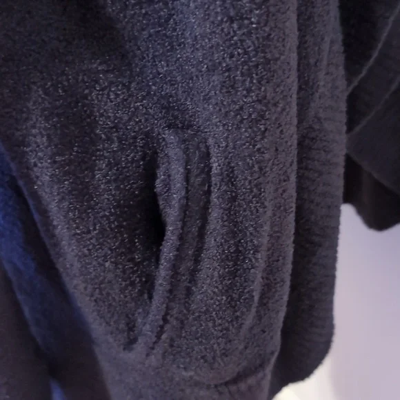 Barefoot Dreams Navy Knit Cardigan Sweater - Picture 10 of 11